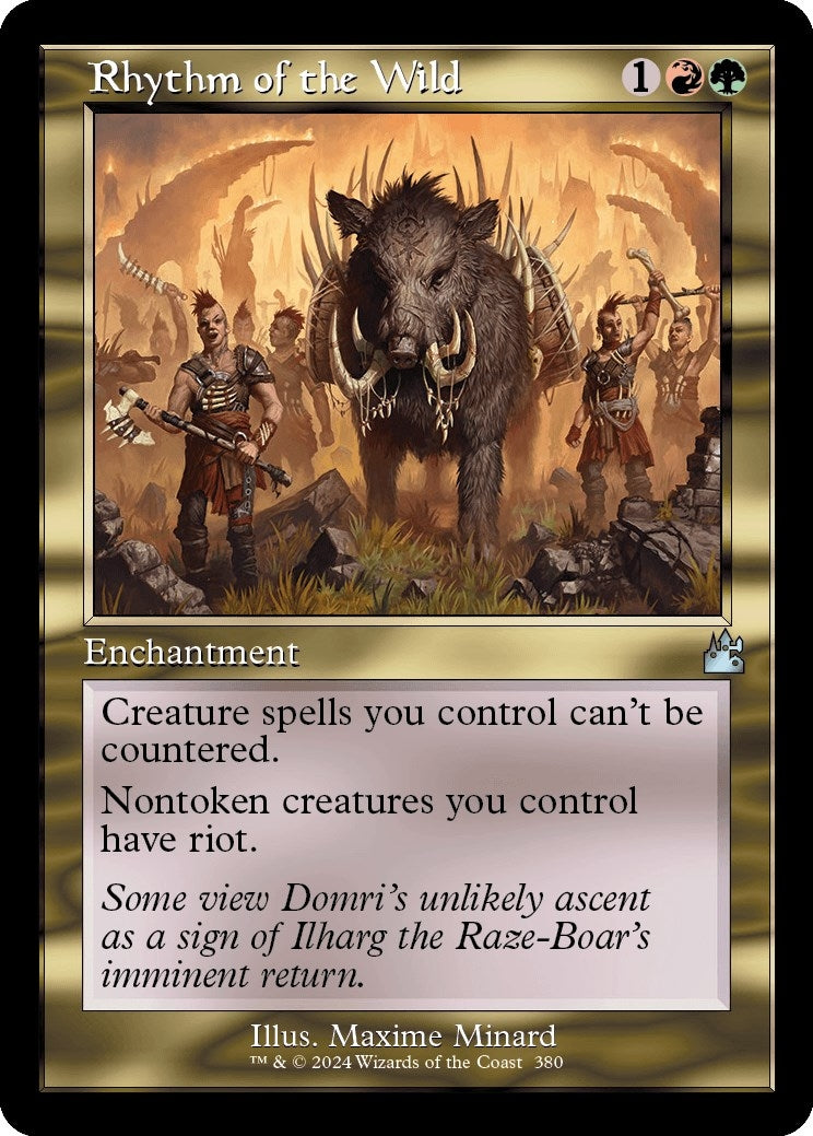 Image for Rhythm of the Wild (Retro Frame) (Ravnica Remastered) (380) - Magic: The Gathering