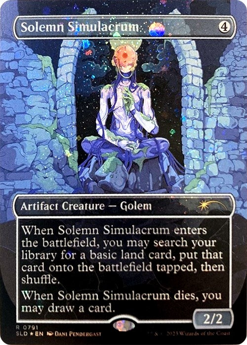 Image for Solemn Simulacrum (0791) (Galaxy Foil) (Secret Lair Drop Series) (791) - Magic: The Gathering