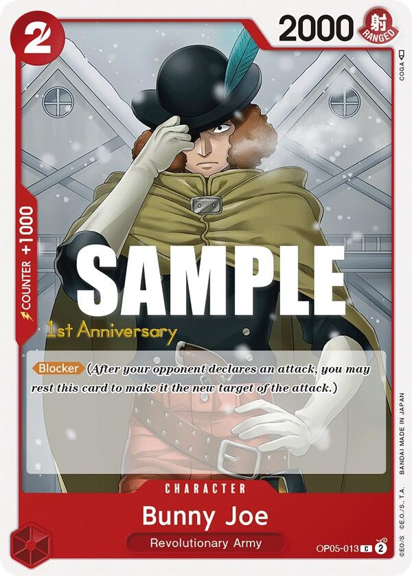 Image for Bunny Joe (Awakening of the New Era: 1st Anniversary Tournament Cards) (OP05-013) - One Piece Card Game