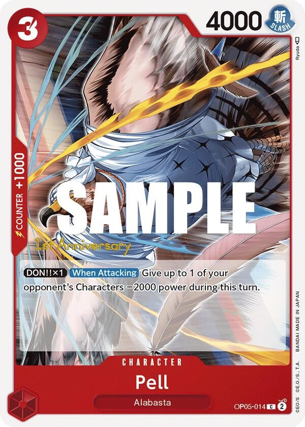 Image for Pell (Awakening of the New Era: 1st Anniversary Tournament Cards) (OP05-014) - One Piece Card Game