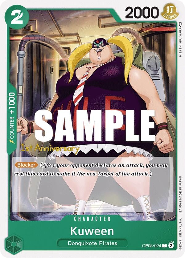 Image for Kuween (Awakening of the New Era: 1st Anniversary Tournament Cards) (OP05-024) - One Piece Card Game
