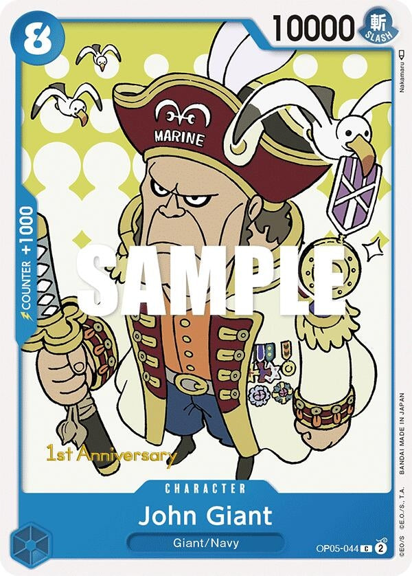 Image for John Giant (Awakening of the New Era: 1st Anniversary Tournament Cards) (OP05-044) - One Piece Card Game