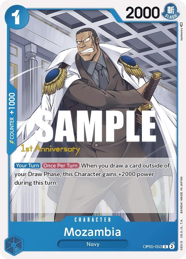 Image for Mozambia (Awakening of the New Era: 1st Anniversary Tournament Cards) (OP05-053) - One Piece Card Game