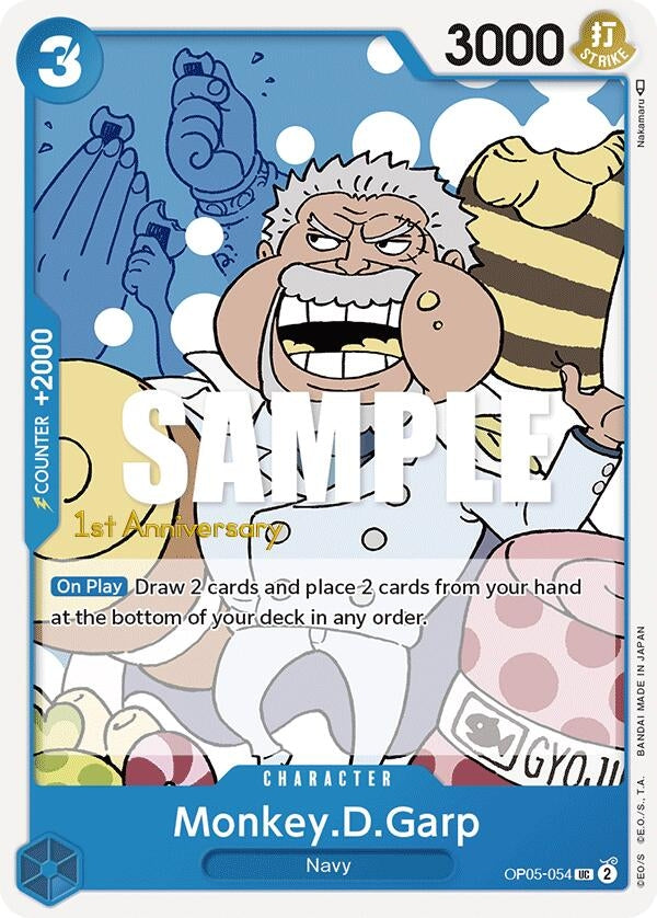 Image for Monkey.D.Garp (Awakening of the New Era: 1st Anniversary Tournament Cards) (OP05-054) - One Piece Card Game