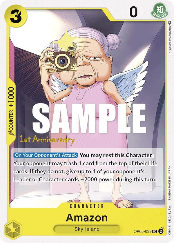 Image for Amazon (Awakening of the New Era: 1st Anniversary Tournament Cards) (OP05-099) - One Piece Card Game
