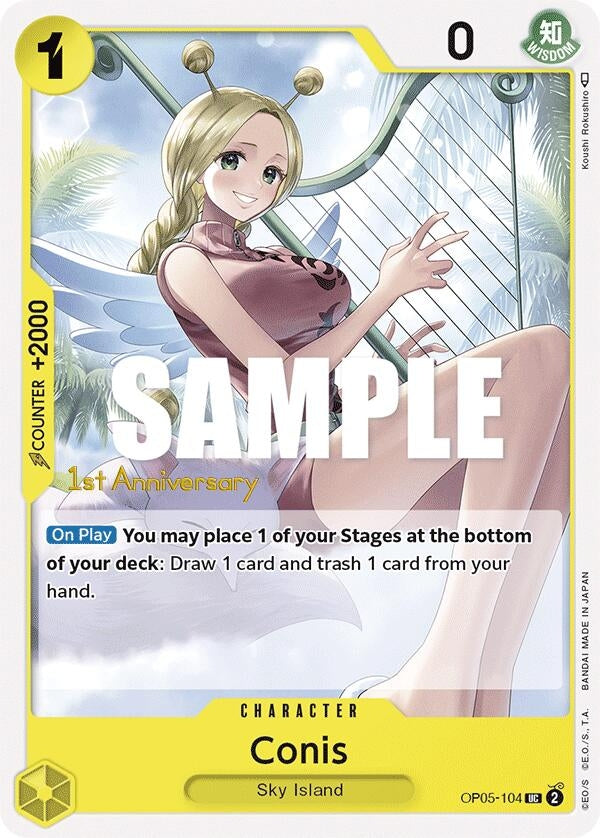 Image for Conis (Awakening of the New Era: 1st Anniversary Tournament Cards) (OP05-104) - One Piece Card Game