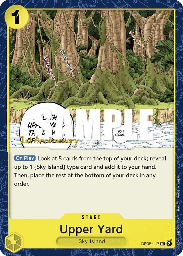 Image for Upper Yard (Awakening of the New Era: 1st Anniversary Tournament Cards) (OP05-117) - One Piece Card Game