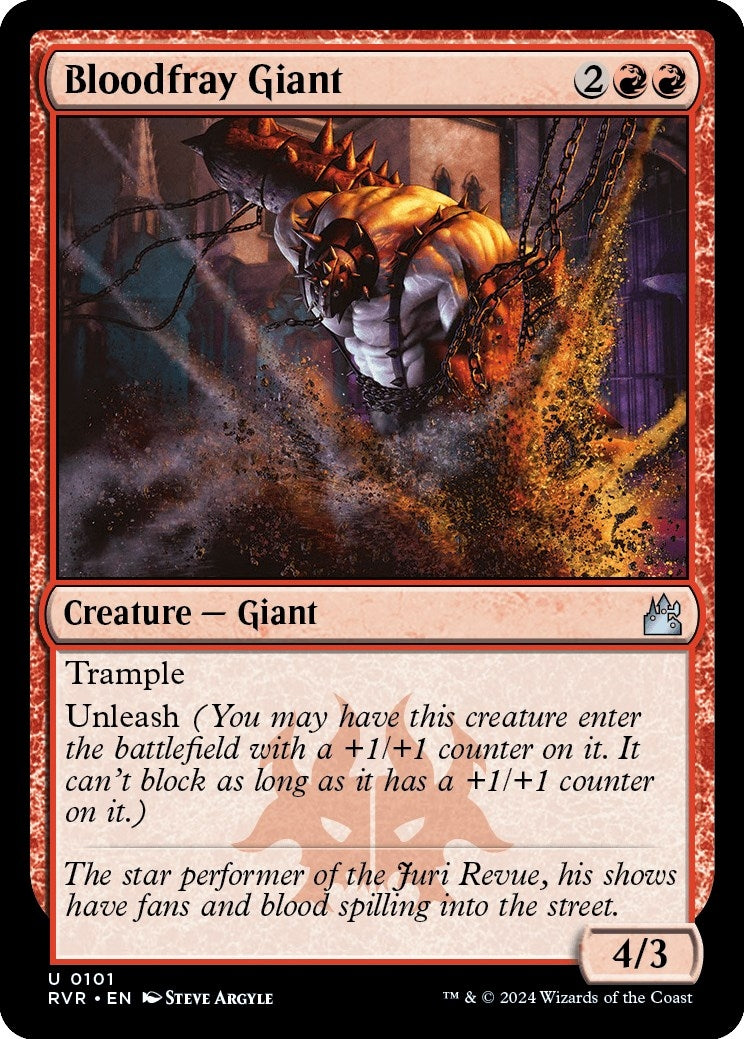Image for Bloodfray Giant (Ravnica Remastered) (101) - Magic: The Gathering