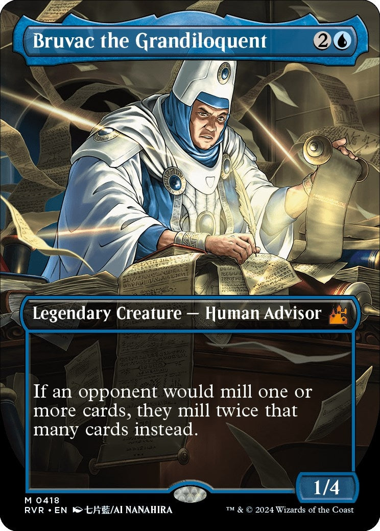 Image for Bruvac the Grandiloquent (Anime Borderless) (Ravnica Remastered) (418) - Magic: The Gathering