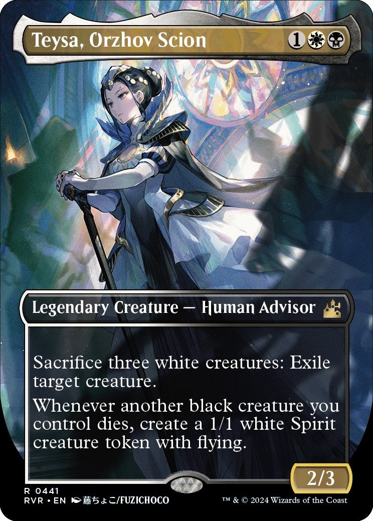 Image for Teysa, Orzhov Scion (Anime Borderless) (Ravnica Remastered) (441) - Magic: The Gathering