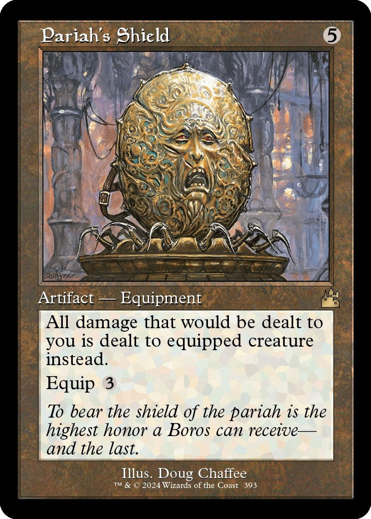Image for Pariah's Shield (Retro Frame) (Ravnica Remastered) (393) - Magic: The Gathering