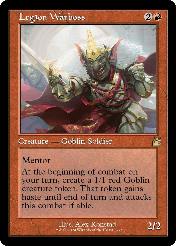 Image for Legion Warboss (Retro Frame) (Ravnica Remastered) (337) - Magic: The Gathering