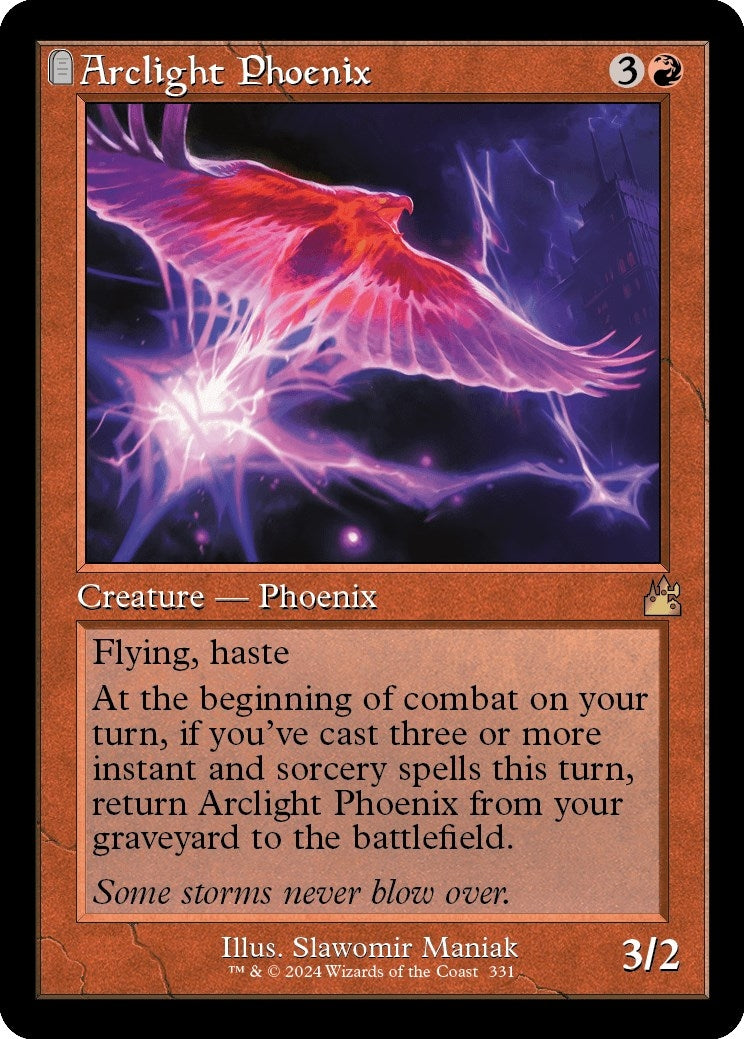 Image for Arclight Phoenix (Retro Frame) (Ravnica Remastered) (331) - Magic: The Gathering