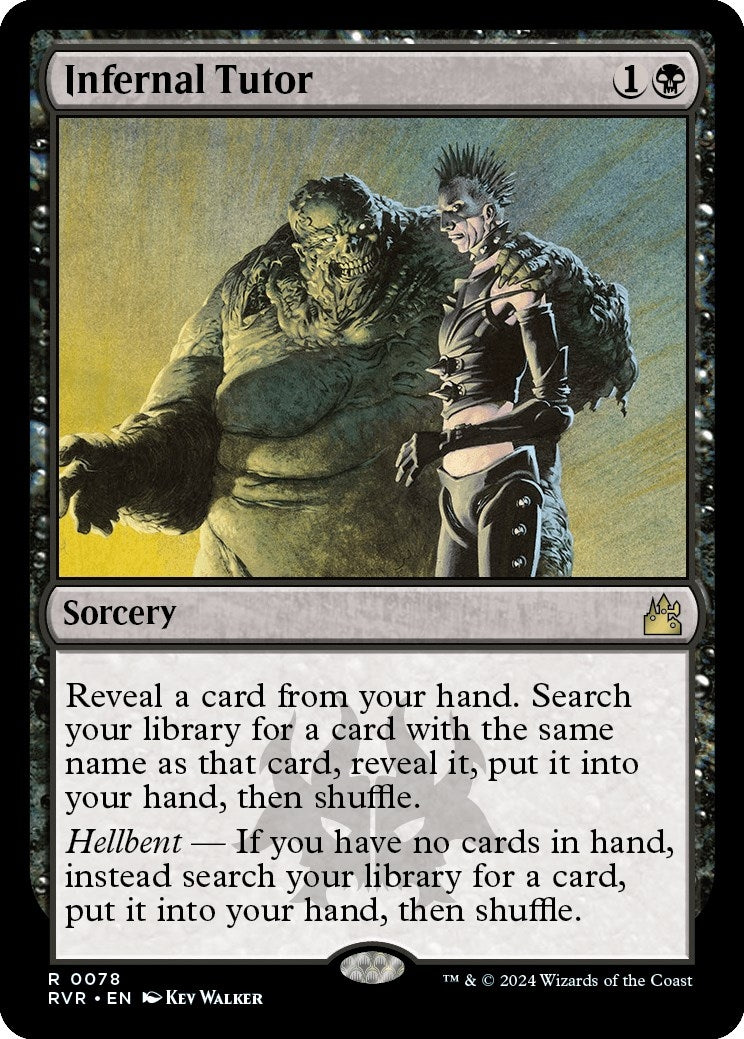Image for Infernal Tutor (Ravnica Remastered) (78) - Magic: The Gathering