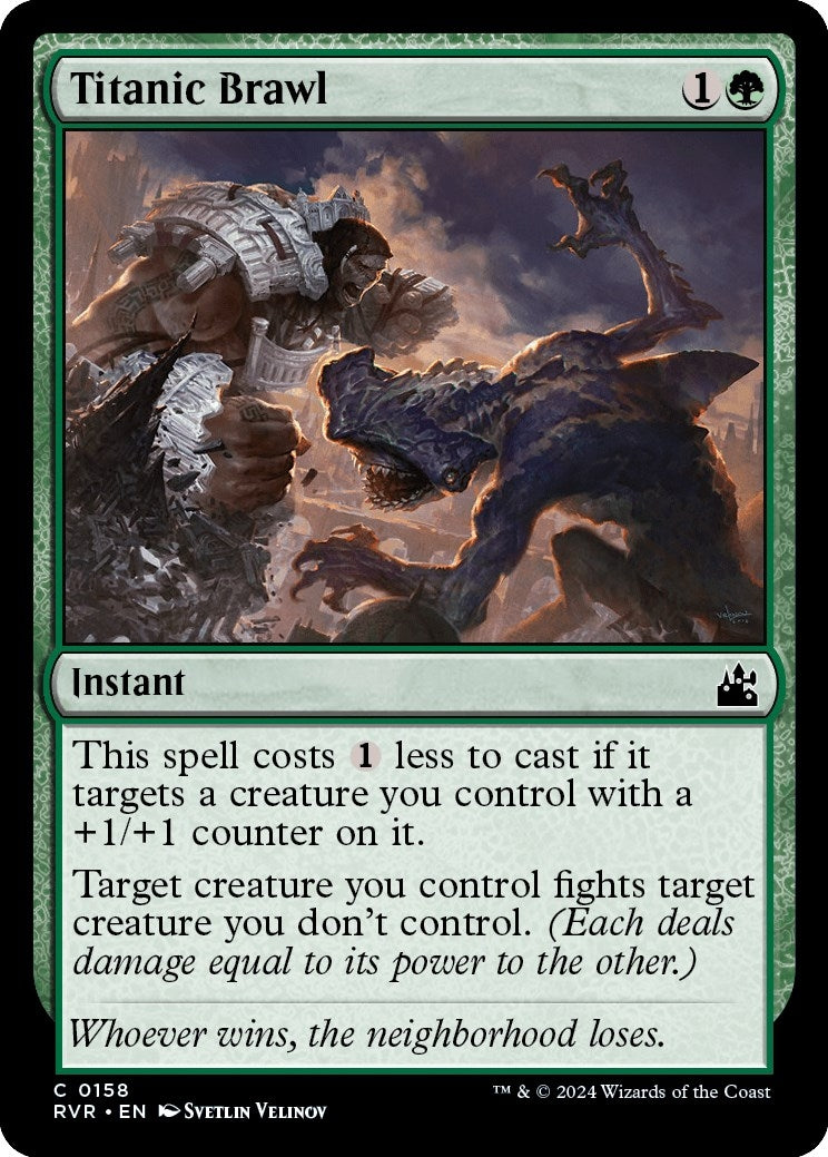 Image for Titanic Brawl (Ravnica Remastered) (158) - Magic: The Gathering
