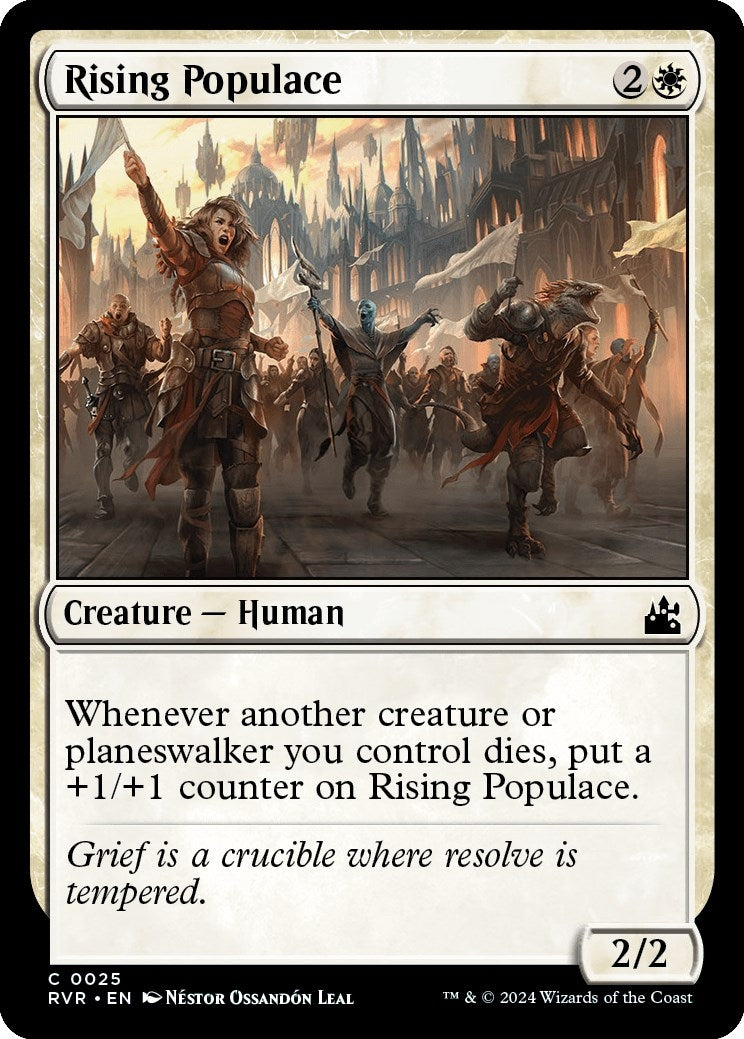 Image for Rising Populace (Ravnica Remastered) (25) - Magic: The Gathering