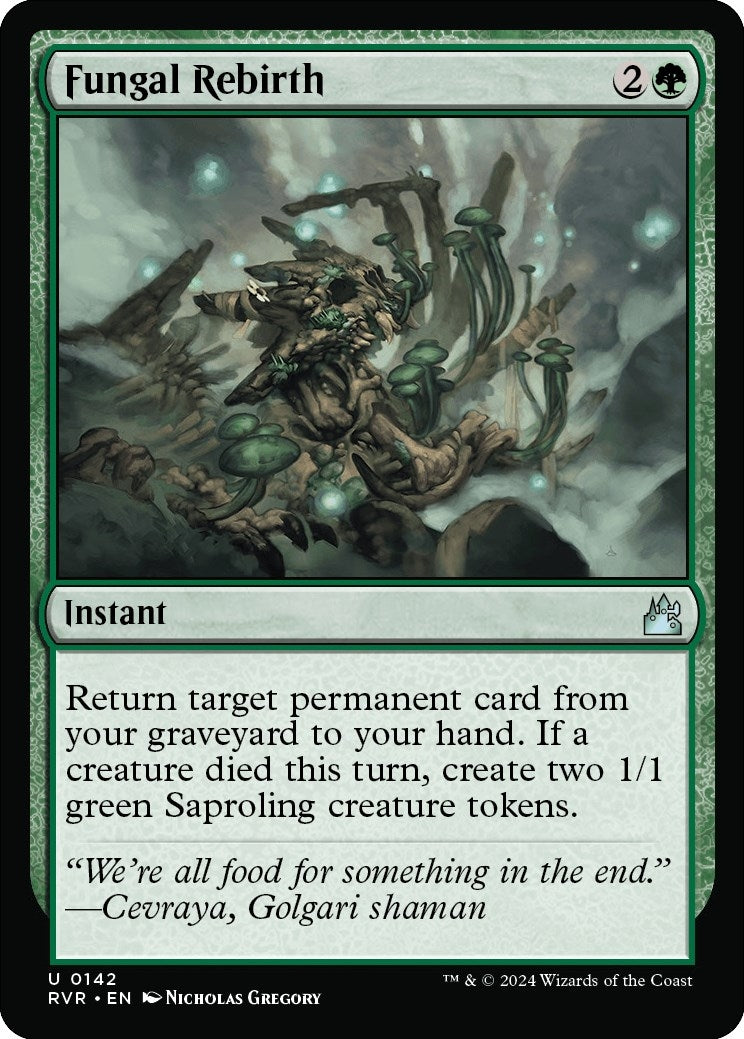 Image for Fungal Rebirth (Ravnica Remastered) (142) - Magic: The Gathering