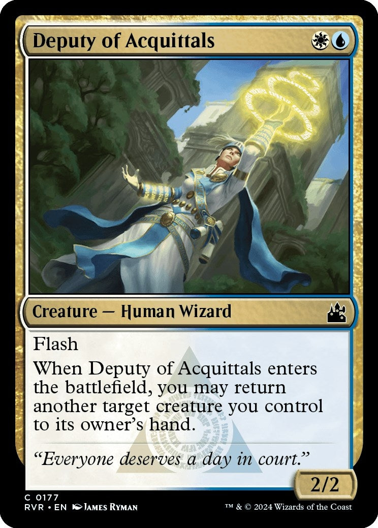 Image for Deputy of Acquittals (Ravnica Remastered) (177) - Magic: The Gathering
