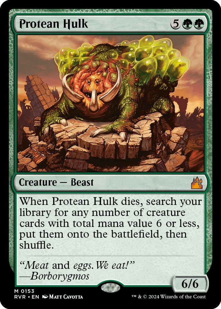 Image for Protean Hulk (Ravnica Remastered) (153) - Magic: The Gathering