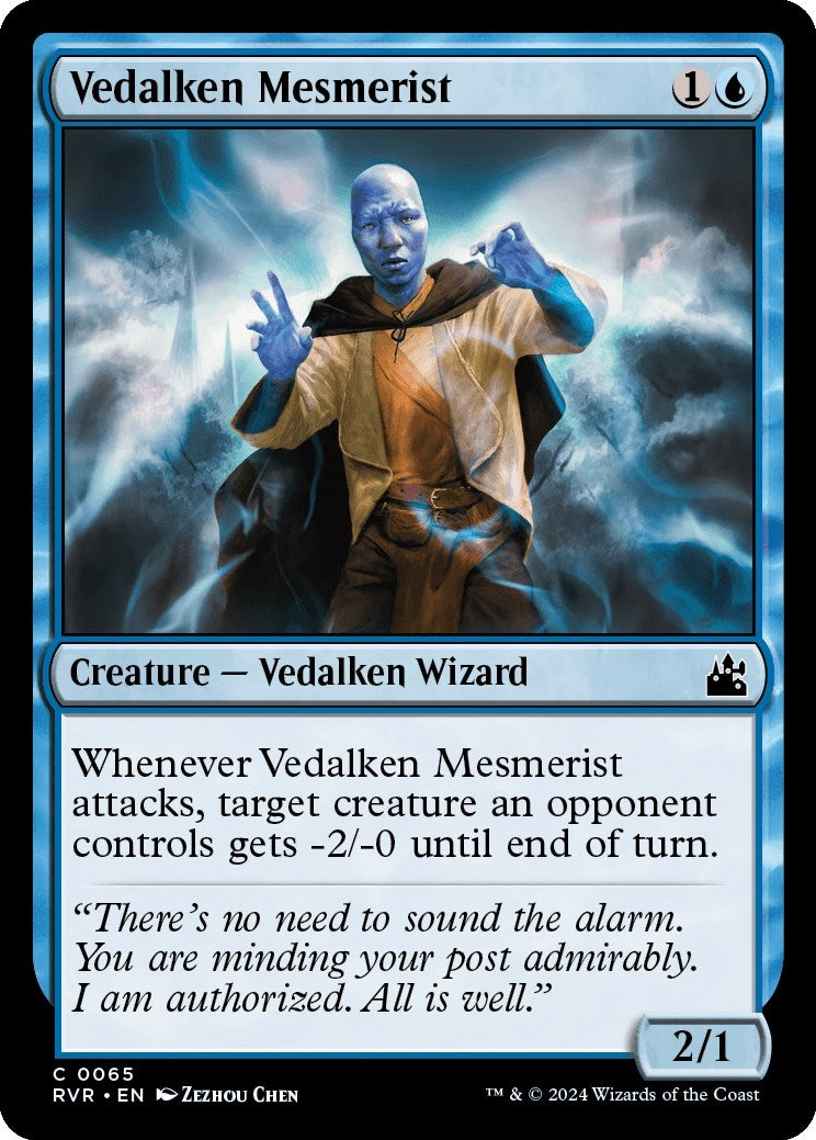 Image for Vedalken Mesmerist (Ravnica Remastered) (65) - Magic: The Gathering