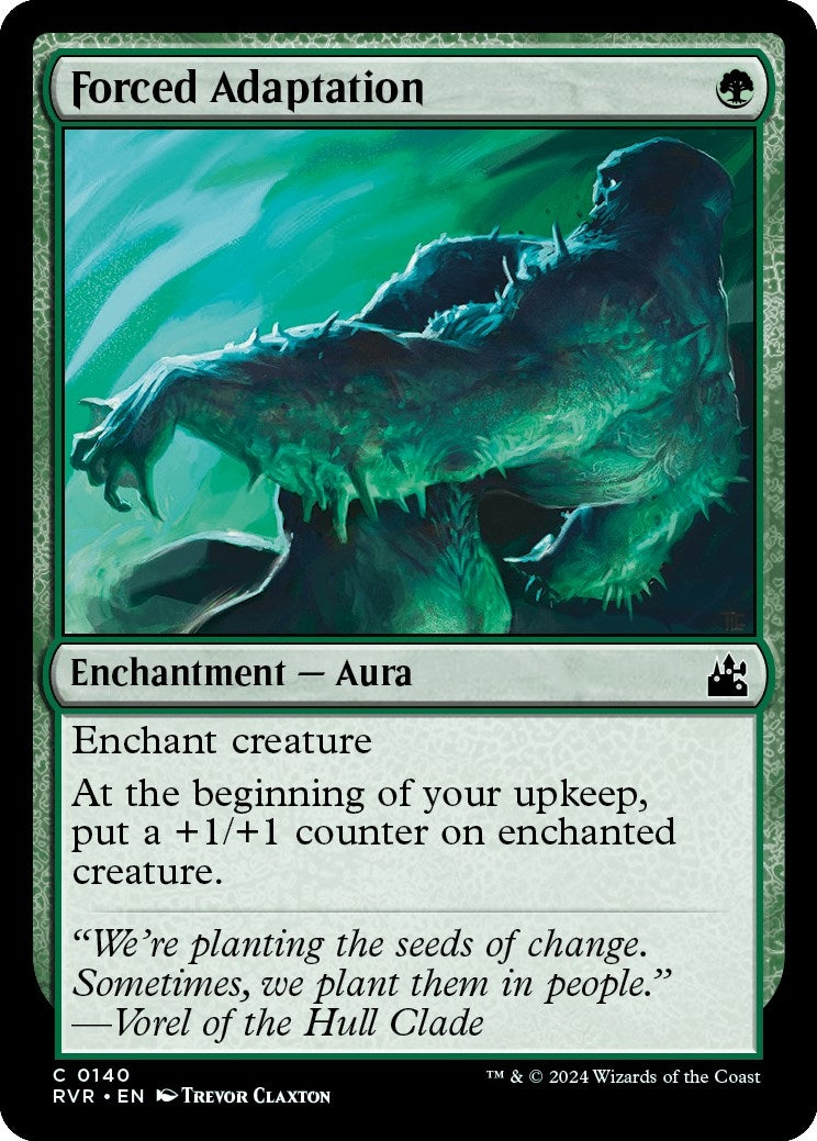 Image for Forced Adaptation (Ravnica Remastered) (140) - Magic: The Gathering