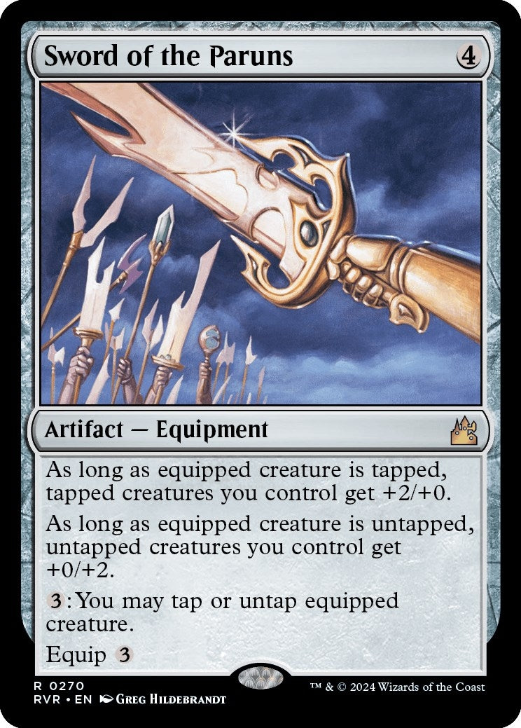 Image for Sword of the Paruns (Ravnica Remastered) (270) - Magic: The Gathering
