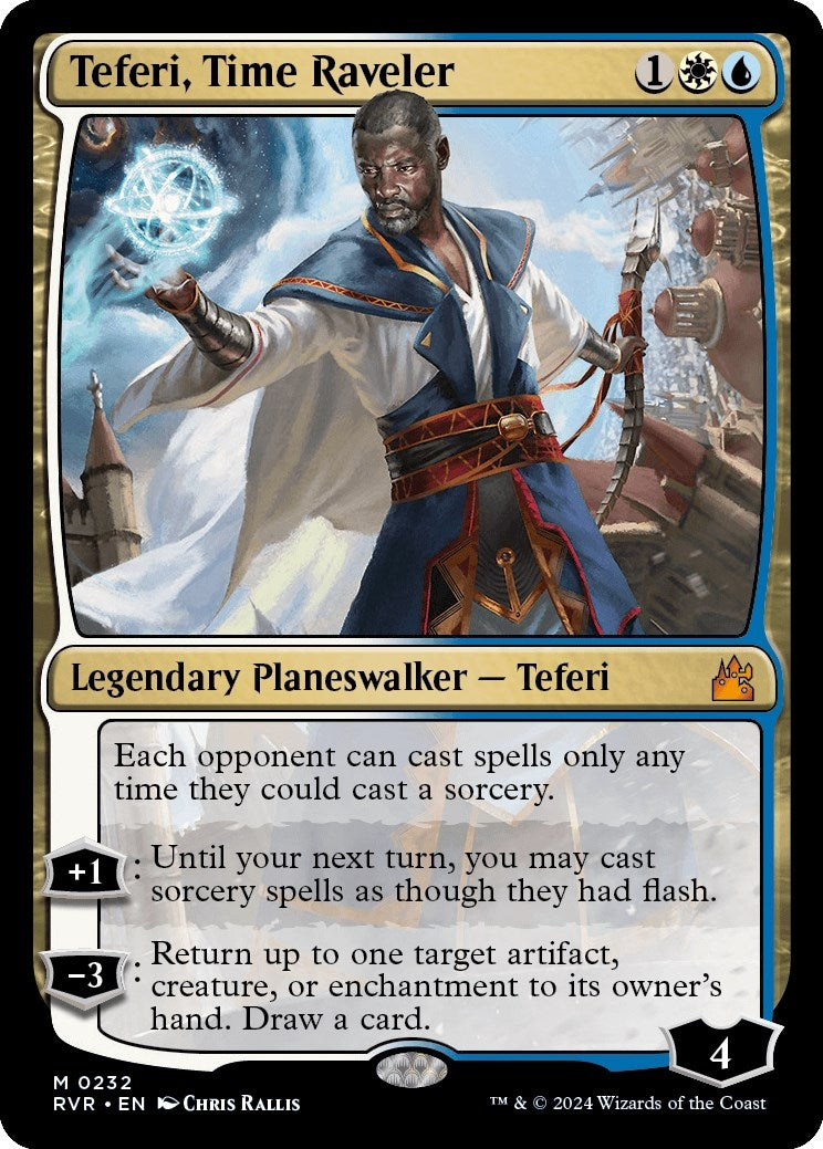 Image for Teferi, Time Raveler (Ravnica Remastered) (232) - Magic: The Gathering