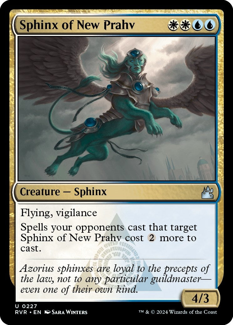 Image for Sphinx of New Prahv (Ravnica Remastered) (227) - Magic: The Gathering