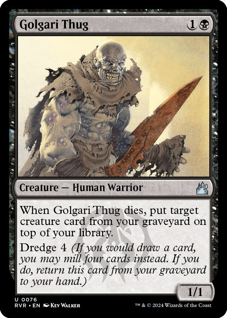 Image for Golgari Thug (Ravnica Remastered) (76) - Magic: The Gathering