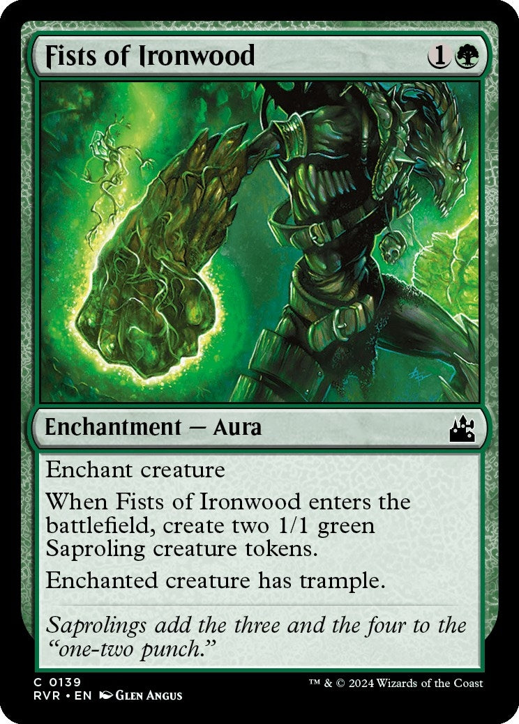 Image for Fists of Ironwood (Ravnica Remastered) (139) - Magic: The Gathering