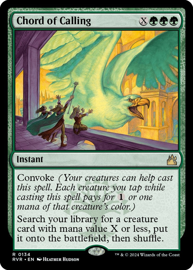 Image for Chord of Calling (Ravnica Remastered) (134) - Magic: The Gathering