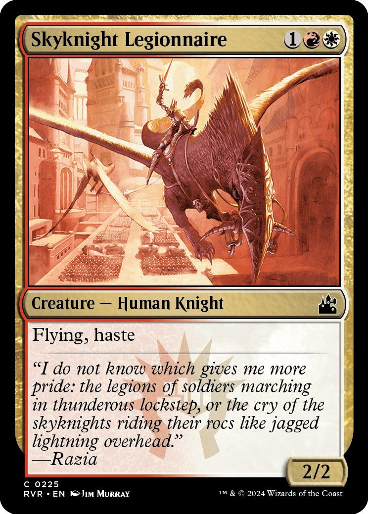 Image for Skyknight Legionnaire (Ravnica Remastered) (225) - Magic: The Gathering