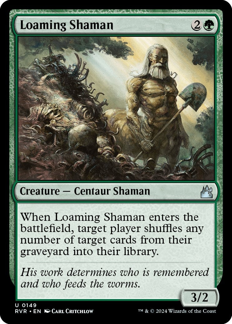 Image for Loaming Shaman (Ravnica Remastered) (149) - Magic: The Gathering