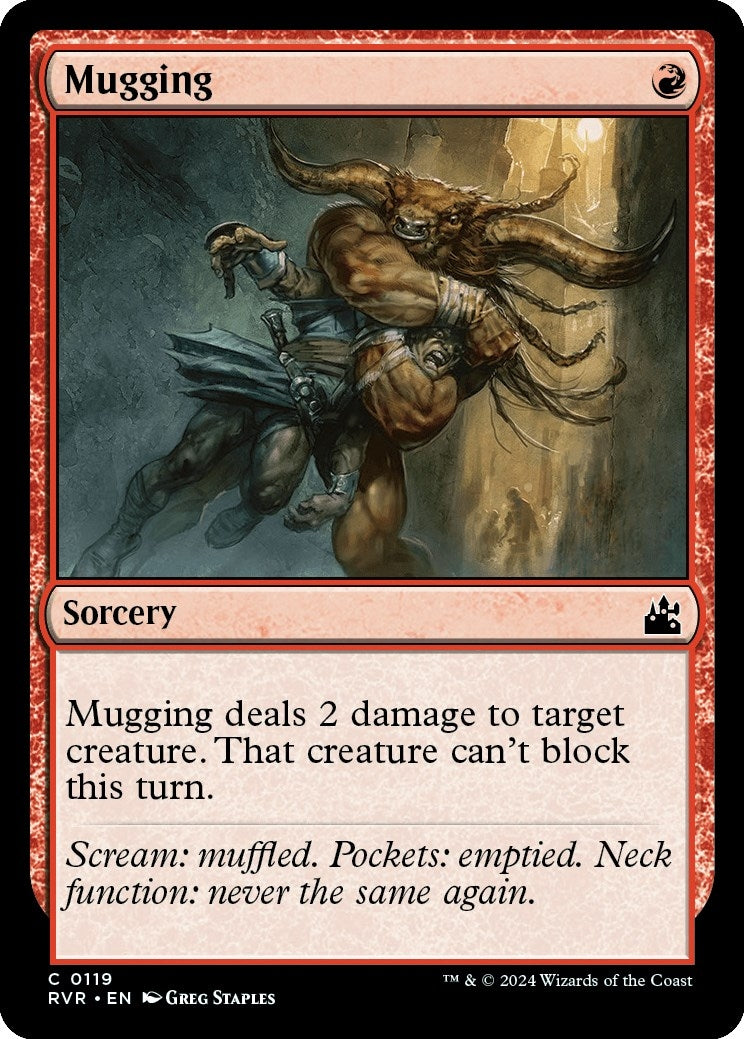 Image for Mugging (Ravnica Remastered) (119) - Magic: The Gathering