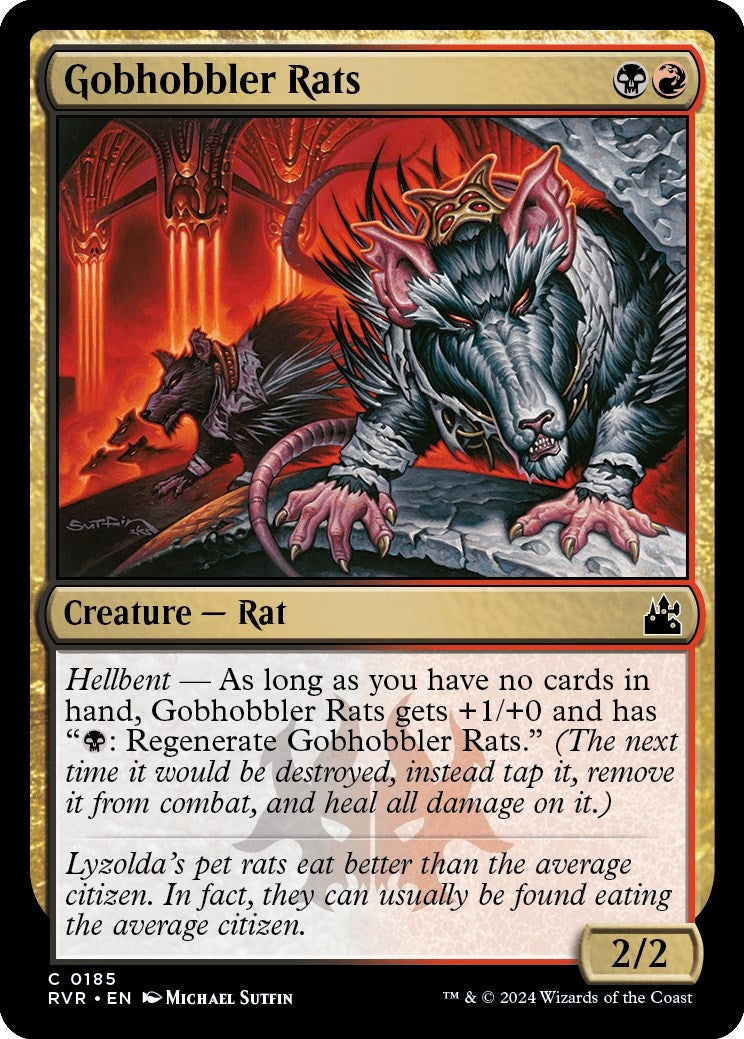 Image for Gobhobbler Rats (Ravnica Remastered) (185) - Magic: The Gathering