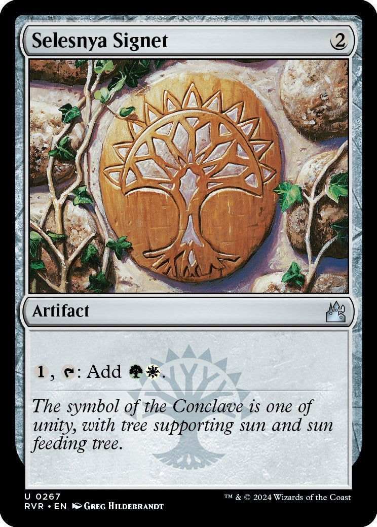 Image for Selesnya Signet (Ravnica Remastered) (267) - Magic: The Gathering