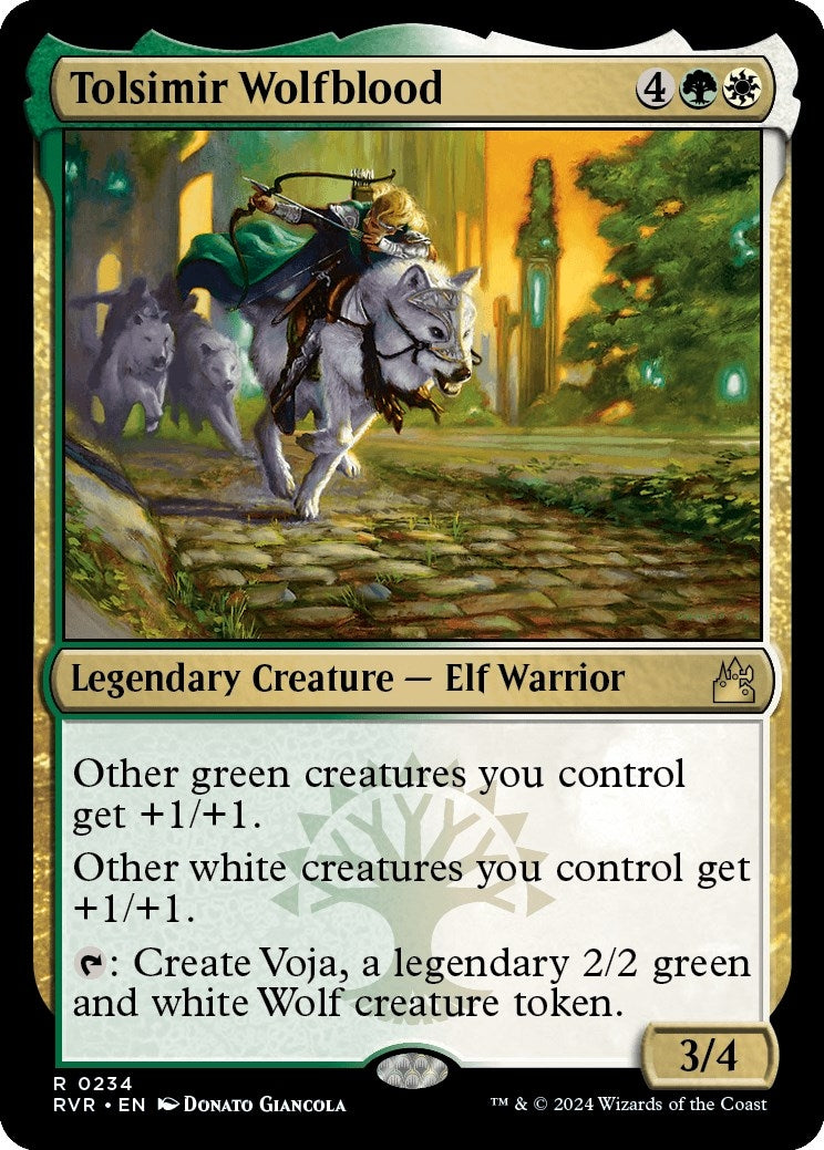 Image for Tolsimir Wolfblood (Ravnica Remastered) (234) - Magic: The Gathering