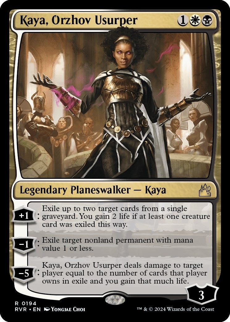 Image for Kaya, Orzhov Usurper (Ravnica Remastered) (194) - Magic: The Gathering