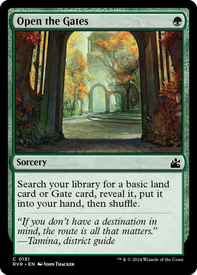 Image for Open the Gates (Ravnica Remastered) (151) - Magic: The Gathering