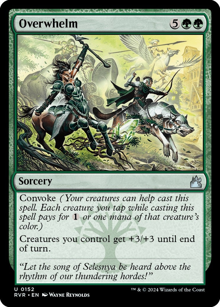 Image for Overwhelm (Ravnica Remastered) (152) - Magic: The Gathering