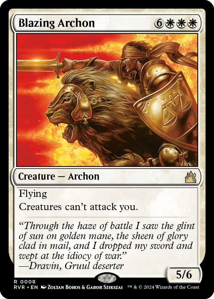 Image for Blazing Archon (Ravnica Remastered) (8) - Magic: The Gathering