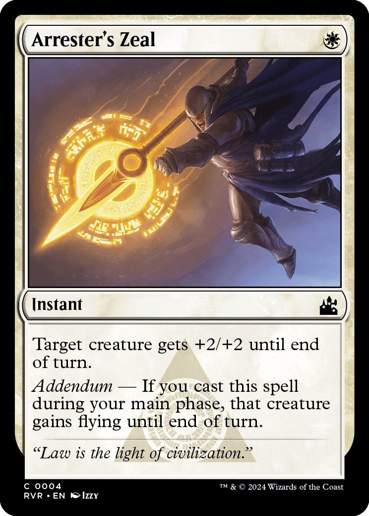 Image for Arrester's Zeal (Ravnica Remastered) (4) - Magic: The Gathering