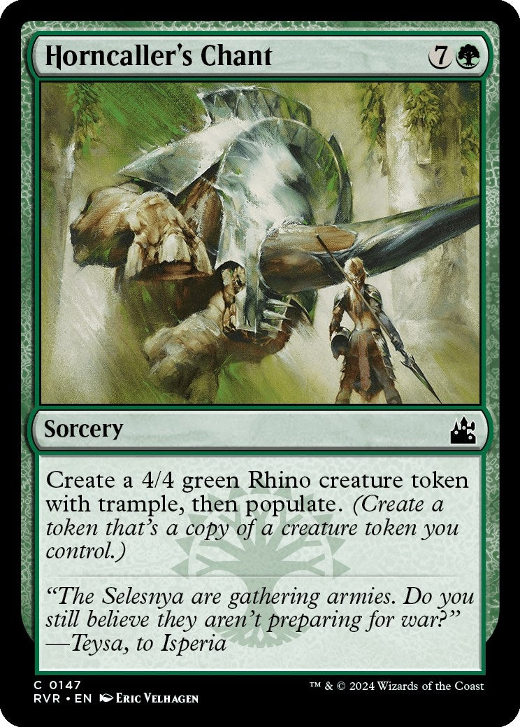 Image for Horncaller's Chant (Ravnica Remastered) (147) - Magic: The Gathering