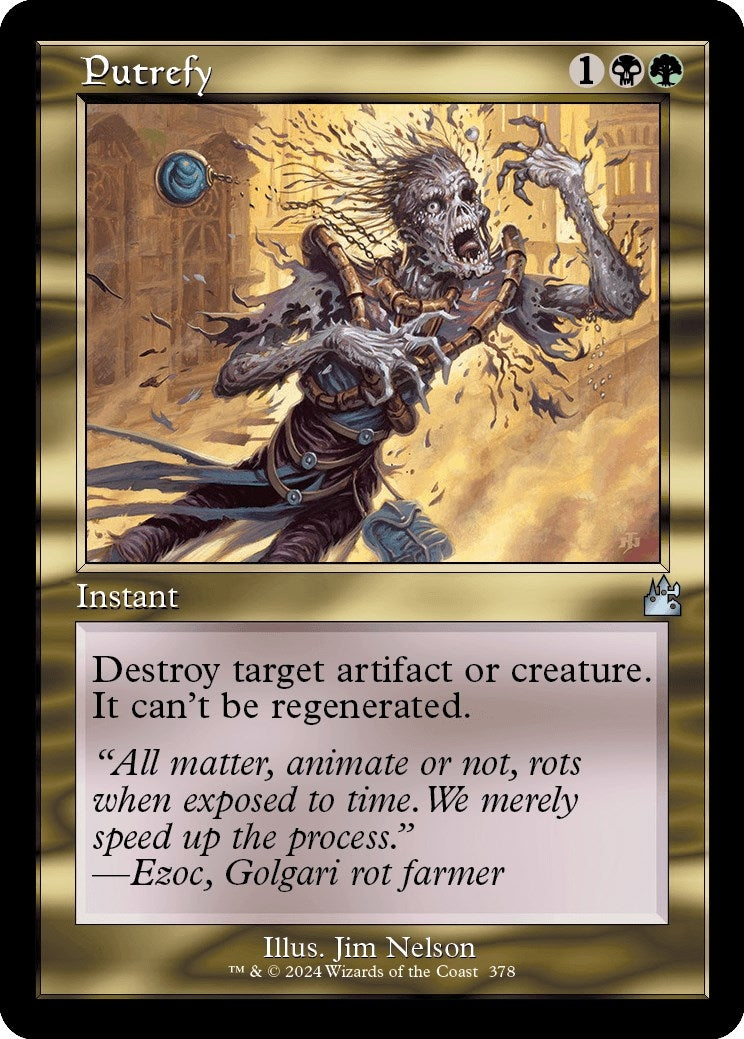 Image for Putrefy (Retro Frame) (Ravnica Remastered) (378) - Magic: The Gathering