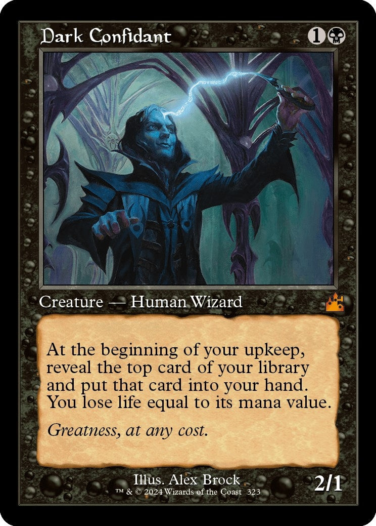 Image for Dark Confidant (Retro Frame) (Ravnica Remastered) (323) - Magic: The Gathering