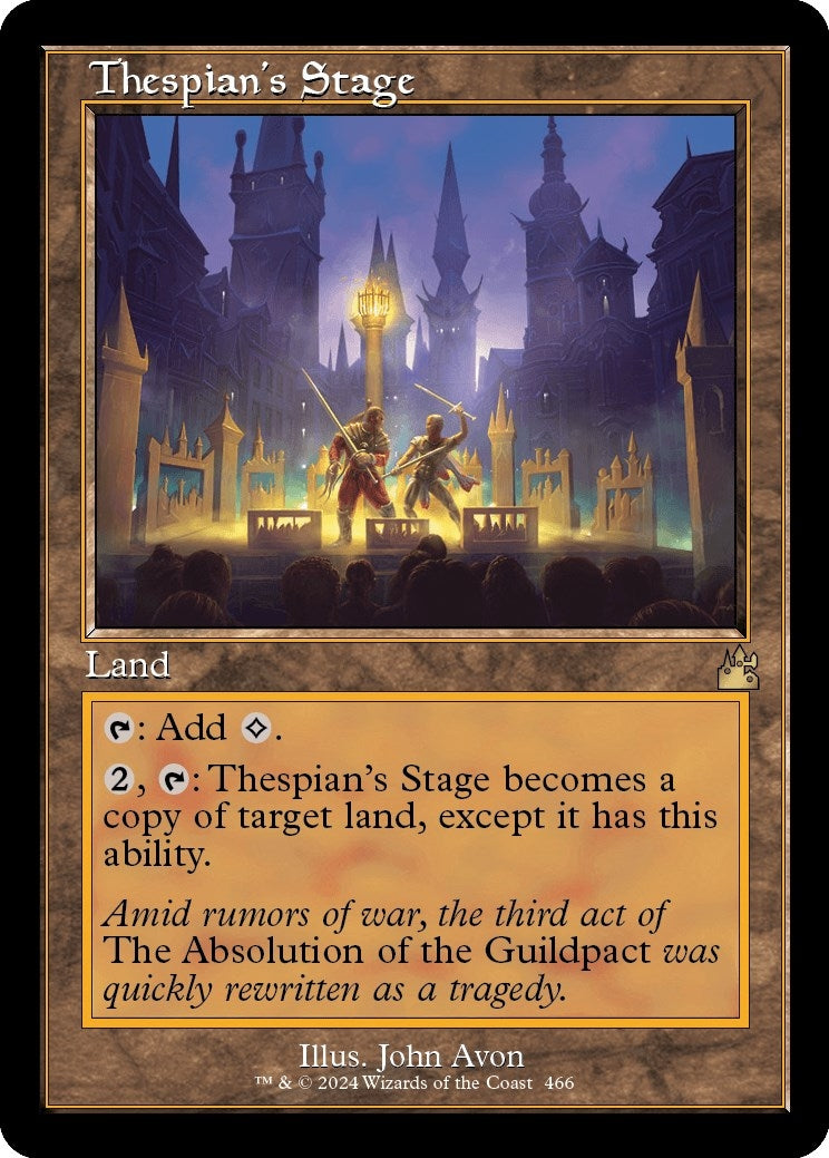 Image for Thespian's Stage (Retro Frame) (Ravnica Remastered) (466) - Magic: The Gathering