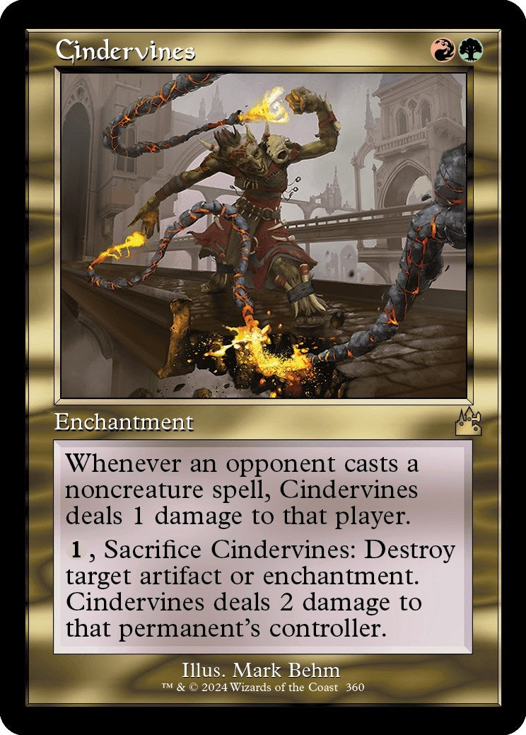 Image for Cindervines (Retro Frame) (Ravnica Remastered) (360) - Magic: The Gathering