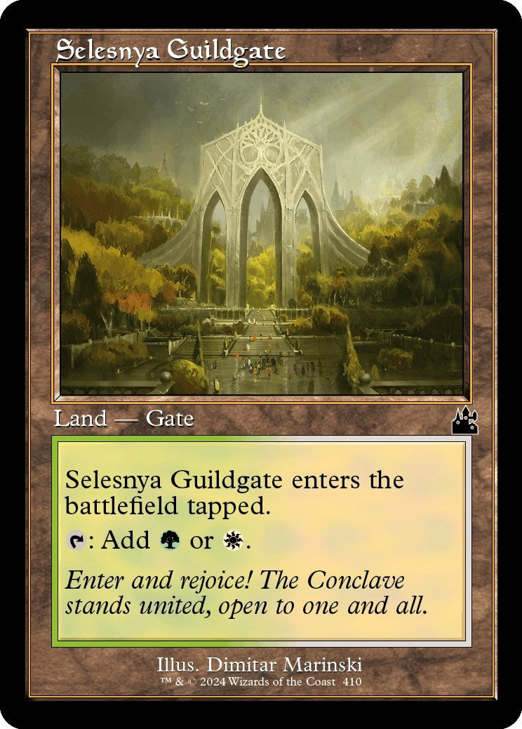Image for Selesnya Guildgate (Retro Frame) (Ravnica Remastered) (410) - Magic: The Gathering
