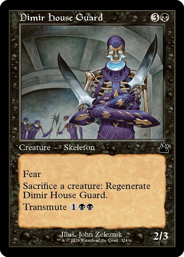 Image for Dimir House Guard (Retro Frame) (Ravnica Remastered) (324) - Magic: The Gathering