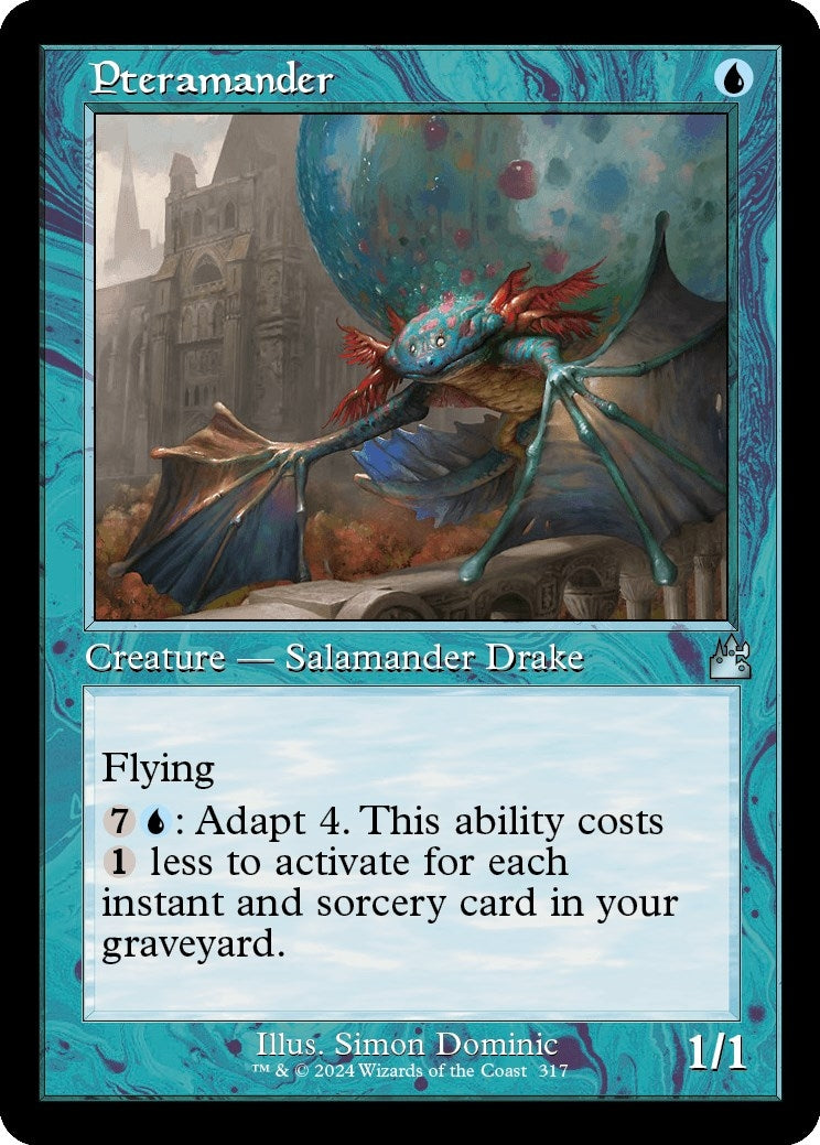 Image for Pteramander (Retro Frame) (Ravnica Remastered) (317) - Magic: The Gathering
